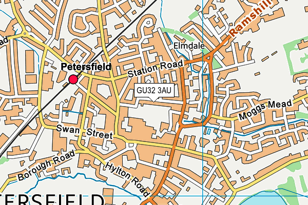 GU32 3AU map - OS VectorMap District (Ordnance Survey)