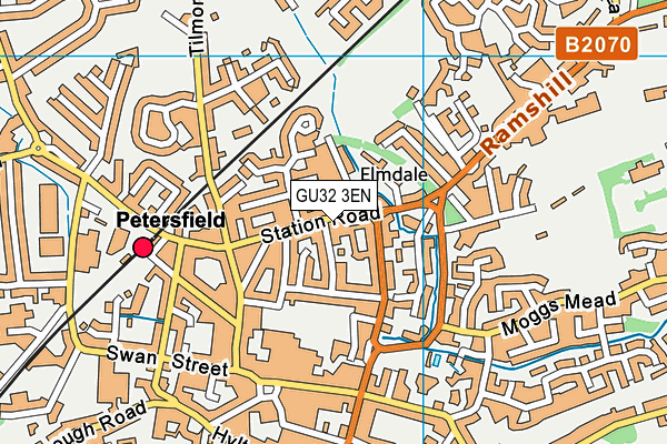 GU32 3EN map - OS VectorMap District (Ordnance Survey)