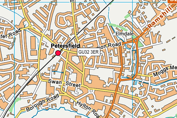 GU32 3ER map - OS VectorMap District (Ordnance Survey)