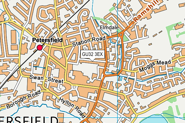 GU32 3EX map - OS VectorMap District (Ordnance Survey)