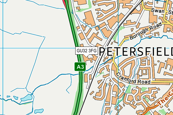 GU32 3FG map - OS VectorMap District (Ordnance Survey)