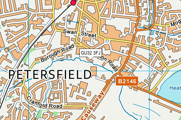 GU32 3FJ map - OS VectorMap District (Ordnance Survey)