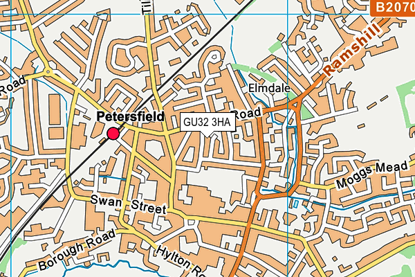 GU32 3HA map - OS VectorMap District (Ordnance Survey)