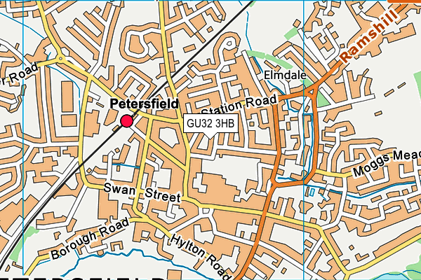 GU32 3HB map - OS VectorMap District (Ordnance Survey)