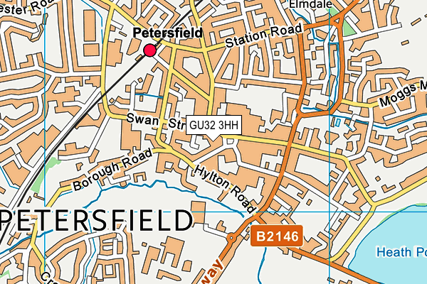 GU32 3HH map - OS VectorMap District (Ordnance Survey)