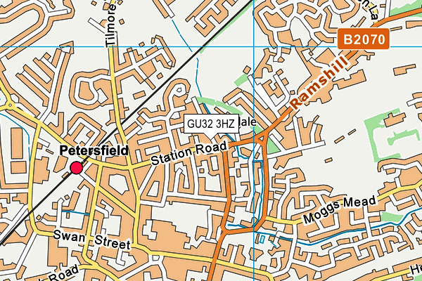 GU32 3HZ map - OS VectorMap District (Ordnance Survey)
