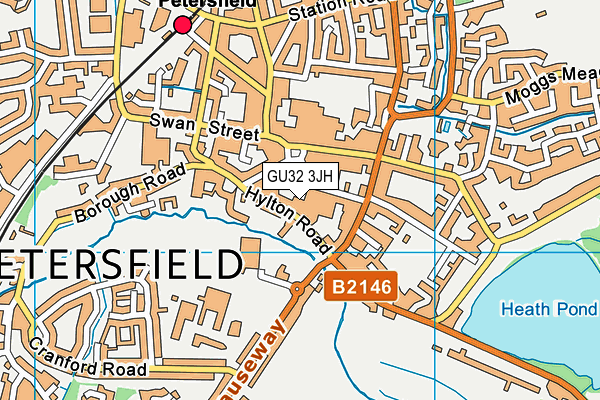 GU32 3JH map - OS VectorMap District (Ordnance Survey)