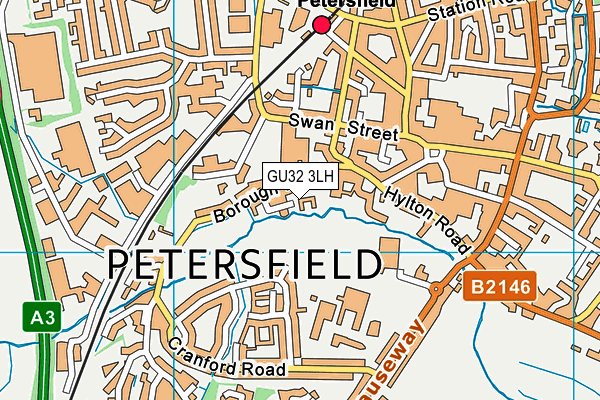 GU32 3LH map - OS VectorMap District (Ordnance Survey)