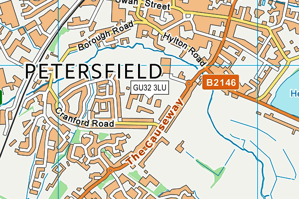 The Petersfield School map (GU32 3LU) - OS VectorMap District (Ordnance Survey)