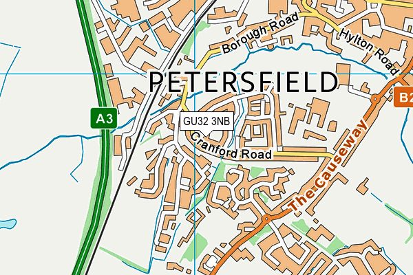 GU32 3NB map - OS VectorMap District (Ordnance Survey)