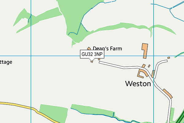 GU32 3NP map - OS VectorMap District (Ordnance Survey)