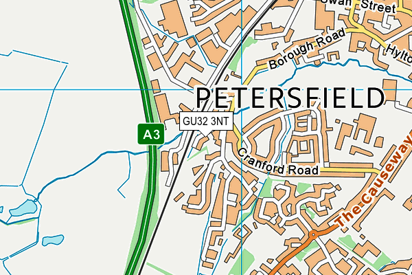 GU32 3NT map - OS VectorMap District (Ordnance Survey)