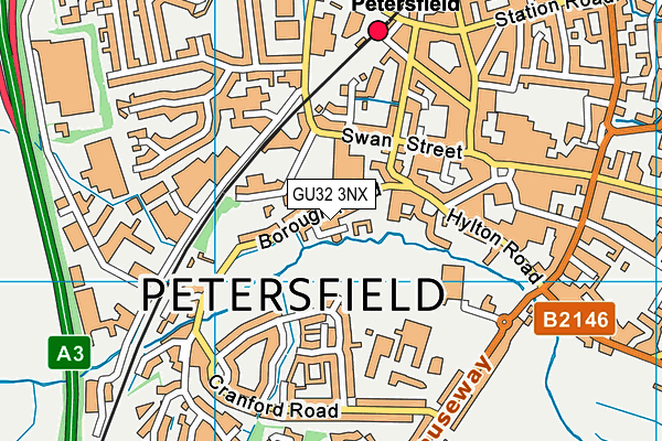 GU32 3NX map - OS VectorMap District (Ordnance Survey)