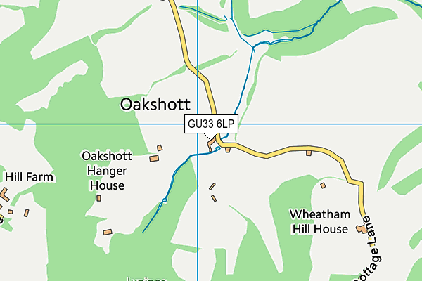 GU33 6LP map - OS VectorMap District (Ordnance Survey)