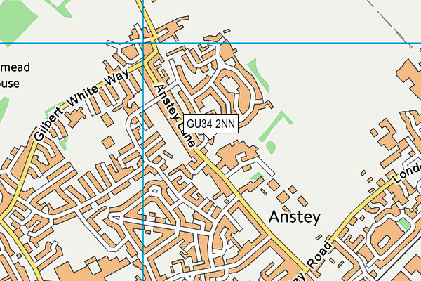 GU34 2NN map - OS VectorMap District (Ordnance Survey)