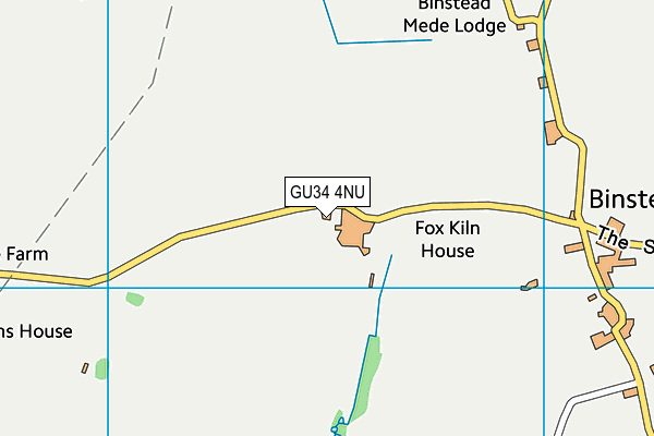 GU34 4NU map - OS VectorMap District (Ordnance Survey)