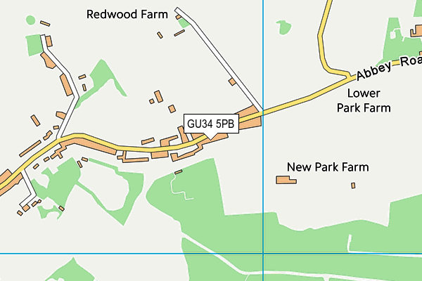 Map of JENNIE GREEN ACRES LTD at district scale