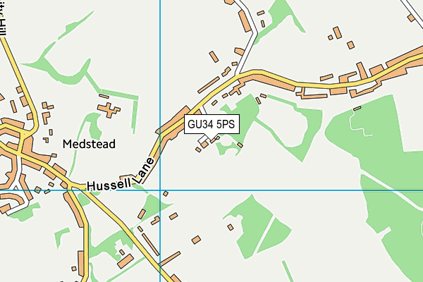 GU34 5PS map - OS VectorMap District (Ordnance Survey)