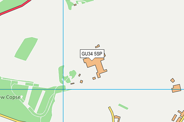 GU34 5SP map - OS VectorMap District (Ordnance Survey)