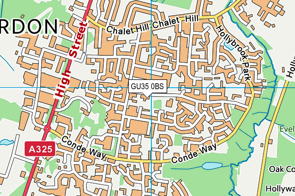Forest Community Centre (Bordon) map (GU35 0BS) - OS VectorMap District (Ordnance Survey)