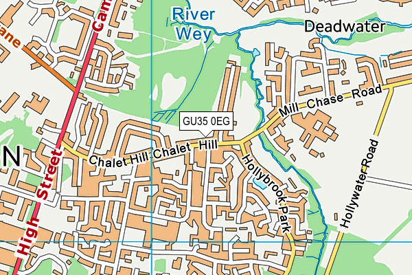 GU35 0EG map - OS VectorMap District (Ordnance Survey)