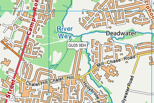 GU35 0EH map - OS VectorMap District (Ordnance Survey)