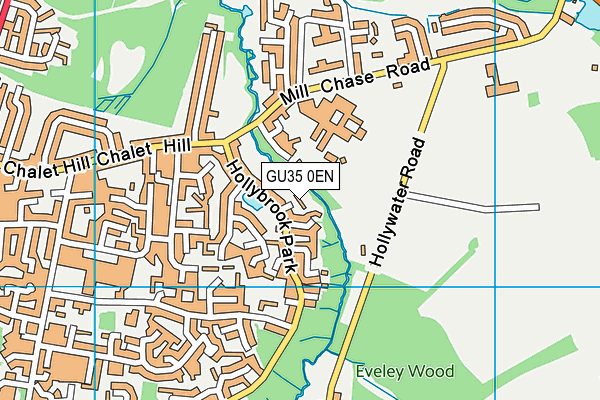 GU35 0EN map - OS VectorMap District (Ordnance Survey)