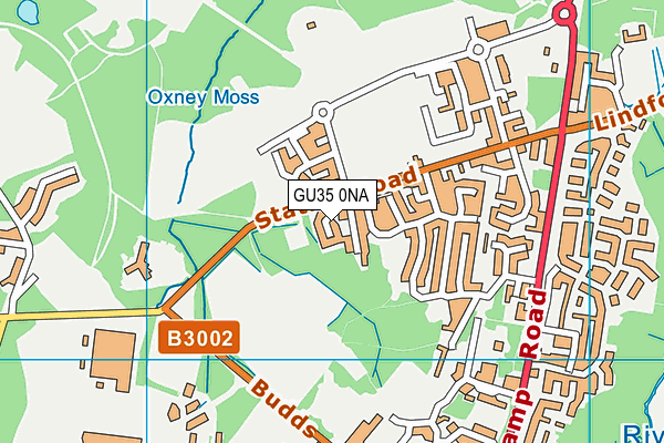 GU35 0NA map - OS VectorMap District (Ordnance Survey)