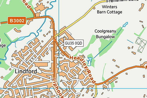 Map of BURFORD TRADING COMPANY LTD at district scale