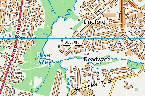 GU35 0RF map - OS VectorMap District (Ordnance Survey)