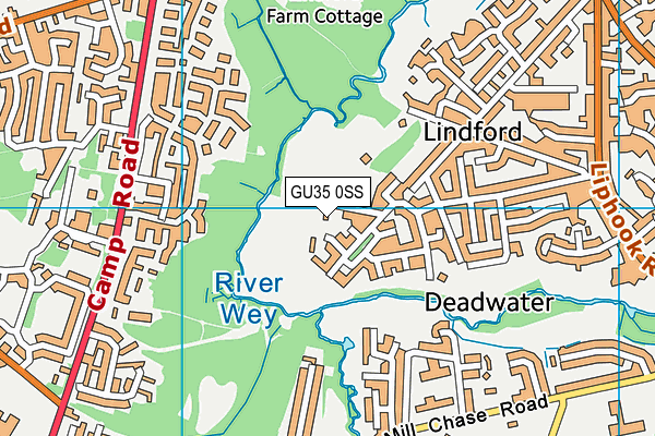 GU35 0SS map - OS VectorMap District (Ordnance Survey)