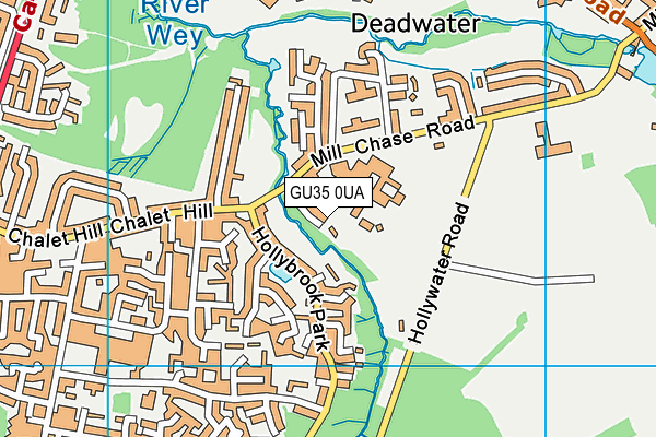 GU35 0UA map - OS VectorMap District (Ordnance Survey)