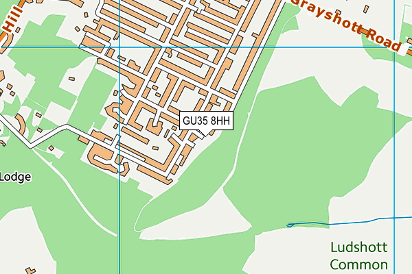 GU35 8HH map - OS VectorMap District (Ordnance Survey)