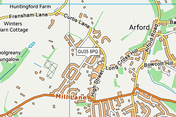 The Holme Church Of England Primary School map (GU35 8PQ) - OS VectorMap District (Ordnance Survey)