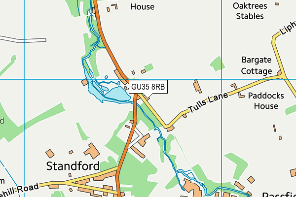 GU35 8RB map - OS VectorMap District (Ordnance Survey)