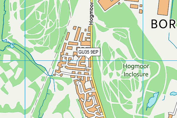 GU35 9EP map - OS VectorMap District (Ordnance Survey)