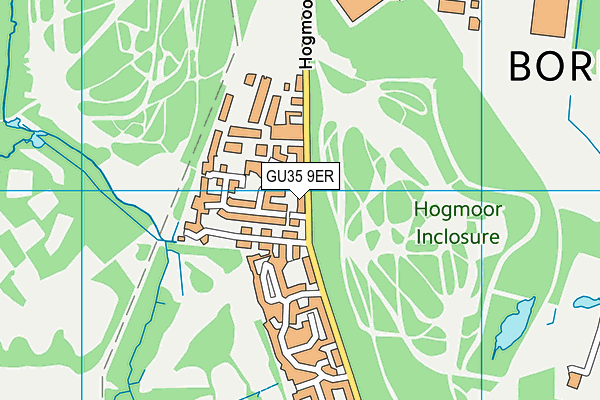 GU35 9ER map - OS VectorMap District (Ordnance Survey)