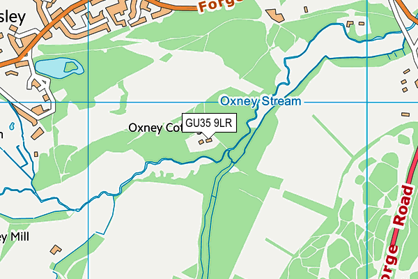 GU35 9LR map - OS VectorMap District (Ordnance Survey)