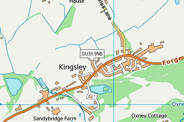 GU35 9NB map - OS VectorMap District (Ordnance Survey)