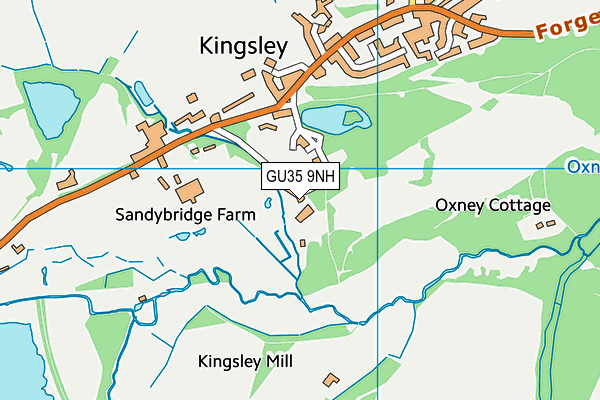 GU35 9NH map - OS VectorMap District (Ordnance Survey)