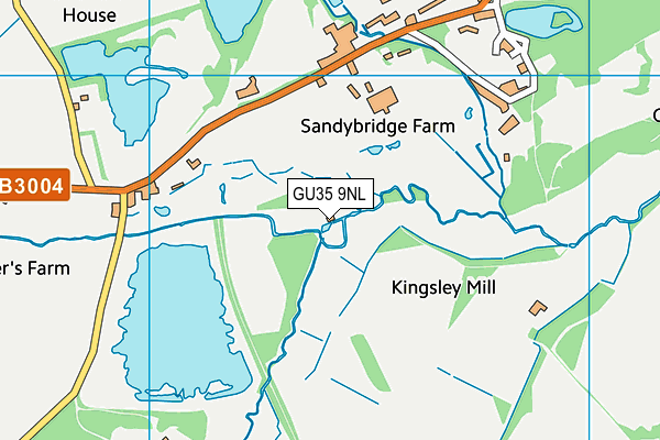 GU35 9NL map - OS VectorMap District (Ordnance Survey)