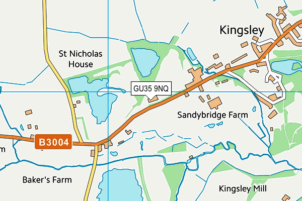 GU35 9NQ map - OS VectorMap District (Ordnance Survey)