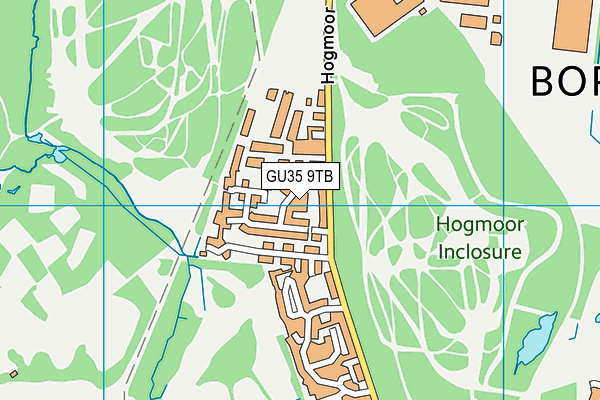 GU35 9TB map - OS VectorMap District (Ordnance Survey)