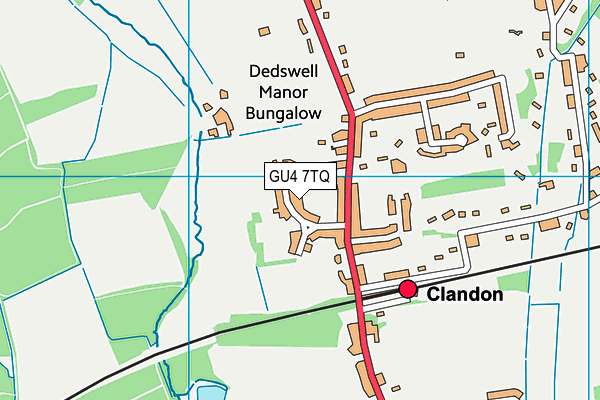 Map of DEDSWELL DRIVE MANAGEMENT LIMITED at district scale