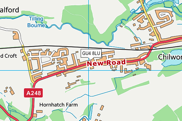 Map of CHILWORTH NEST LTD at district scale