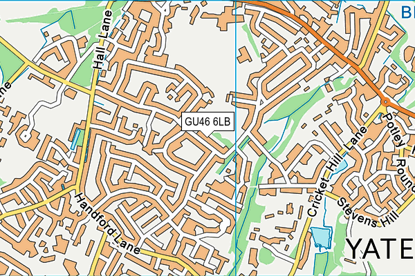 Cranford Park Primary map (GU46 6LB) - OS VectorMap District (Ordnance Survey)