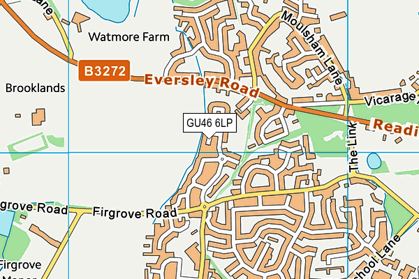 GU46 6LP map - OS VectorMap District (Ordnance Survey)