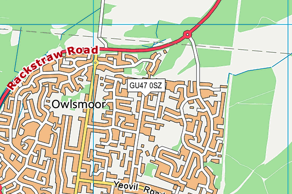 Map of OWLSMOOR PRE SCHOOL CIC at district scale