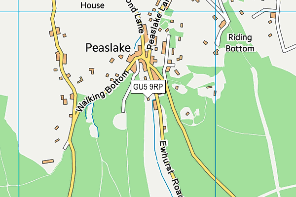 GU5 9RP map - OS VectorMap District (Ordnance Survey)