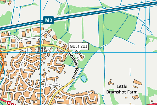 Map of CROOKHAM HACKLAB CIC at district scale
